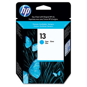 Hewlett-Packard C4815A HP 13, (C4815A) Cyan Original Ink Cartridge by HEWLETT PACKARD COMPANY