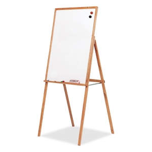 MooreCo, Inc 745 Wooden Presentation Easel, 30"x31-1/2"x69-1/2", Oak by Balt