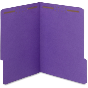 SMEAD MANUFACTURING COMPANY 12442 Fastner Folders, 11pt, 9-1/2"x11', 1/3Cut, 50/BX, Purple by Smead