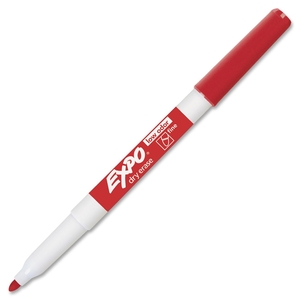 Sanford, L.P. 86002 Dry-erase Markers, Fine Point, Nontoxic, Red by Expo