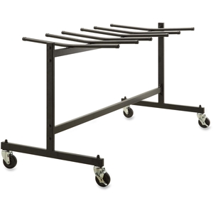 Lorell Furniture 62521 Folding Chair Dolley, 30-3/4"x35-3/4"x68", Black by Lorell