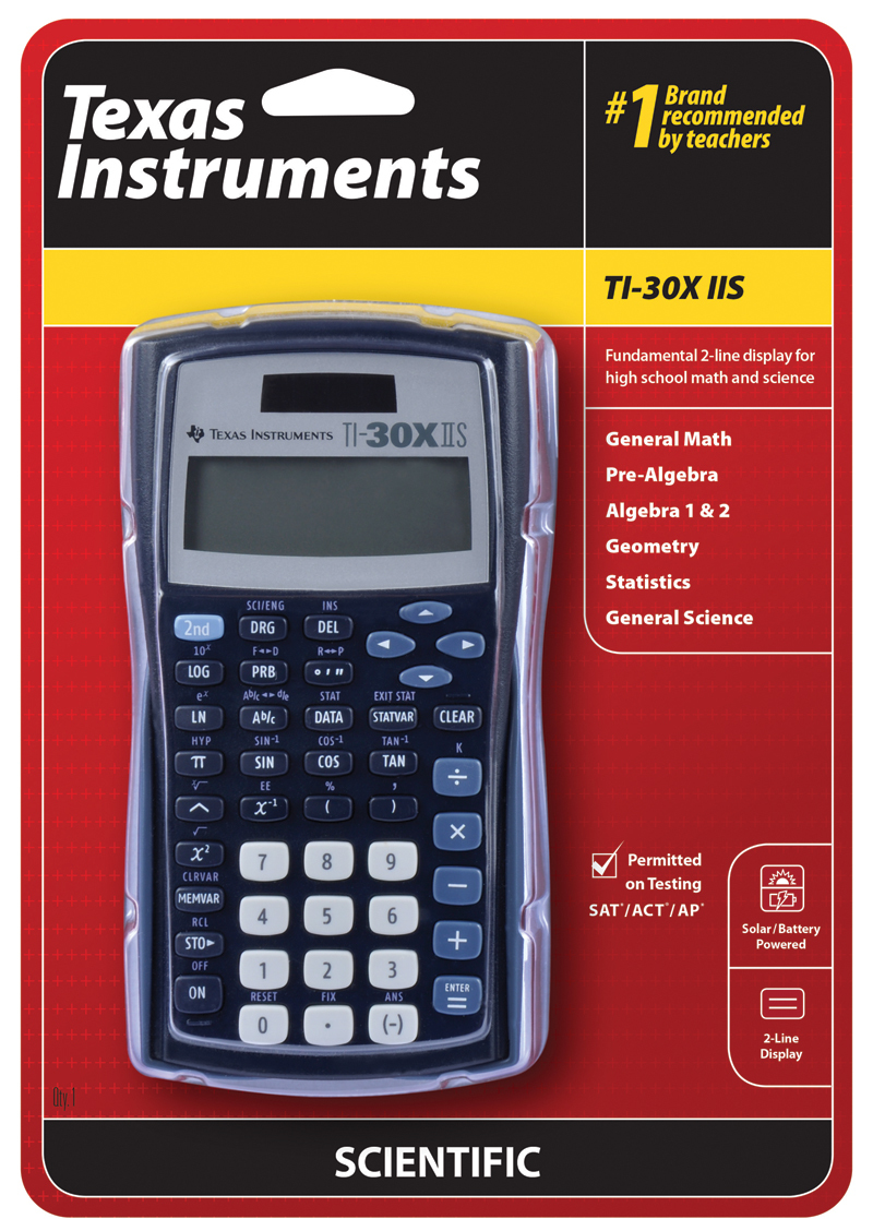 TEXAS INC. TI-30X IIS Scientific Calculator