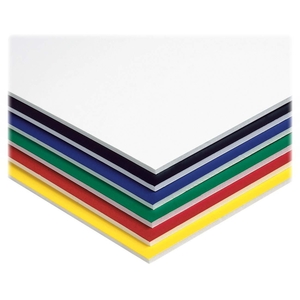 PACON CORPORATION 5554 Foam Board, 3/16" Thick, 20"x30", 10/CT, Assorted by Pacon