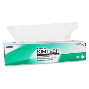 Kimberly-Clark Corporation 34256 Task Wipes, 14-7/10"x16-3/5", 140/BX, White by Kimberly-Clark