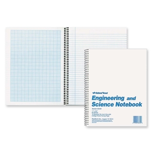 Dominion Blueline, Inc 33610 Science Notebook,Wirebound,CR,10x10 Quad,60 SH,11"x8-1/2" by Rediform