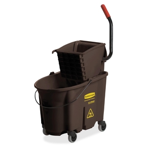 Newell Rubbermaid, Inc 758088BN Mop Bucket/Wringer Combination, 26/35 Quart Bucket, Brown by Rubbermaid