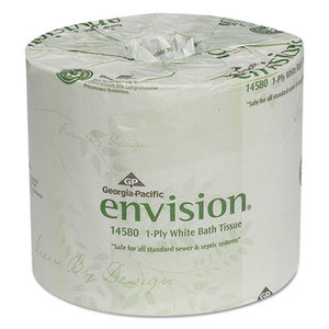 Georgia Pacific Corp. 14580/01 One-Ply Bathroom Tissue, 1210 Sheets/Roll, 80 Rolls/Carton by GEORGIA PACIFIC