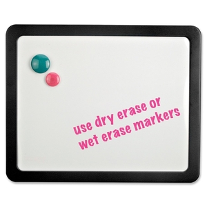 Magnetic Dry-Erase Board, 1"x15-7/8"x12-7/8", Black by Lorell