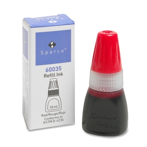 Sparco Products 60035 Refill Ink, 10ml, Red by Sparco