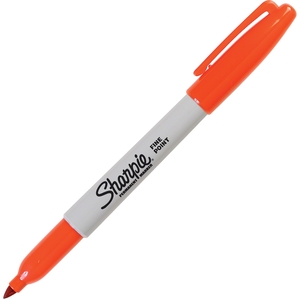 Integra 30006 Permanent Marker, Fine Point, 12 Pack/DZ, Orange by Sharpie