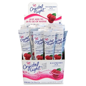 Kraft Foods, Inc 7980 On-The-Go Mix Sticks, .08oz, 30/BX, Raspberry Ice by Crystal Light