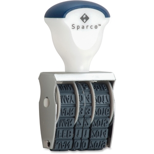 Sparco Products 01494 Date Stamper, 4 Bands, Size No. 1-1/2", Imprint 1"x1/4" by Sparco