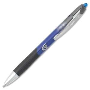 BIC RTR5711BE Gel Pen, Retractable, Rubber Grip, .7mm, 12Pk/DZ, Blue Ink by BIC