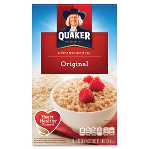 Instant Oatmeal, 10 Packets/BX, Original by Quaker Oats