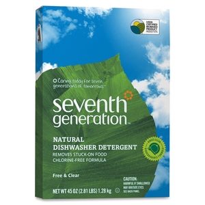 Tops Products 22150 Dishwashing Detergent, 45 oz., Free/Clear by Seventh Generation