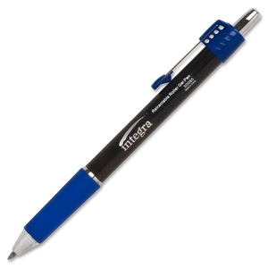 Integra 30080 Roller Gel Pen, Retractable, .7mm, 1DZ, Blue Barrel/Ink by Integra