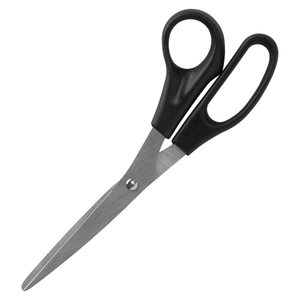 Scissors, Bent, 8" Long, 2/PK, Black by Sparco