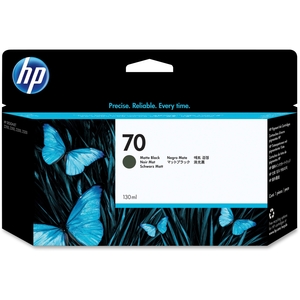 Hewlett-Packard C9448A HP 70 Ink Cartridge, 130ml, Matte Black by HP