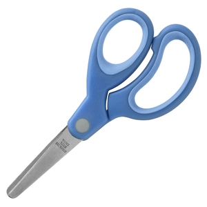 Scissors, 5", Blunt Tip, Easy Grip Handle, 12/PK AST by Sparco