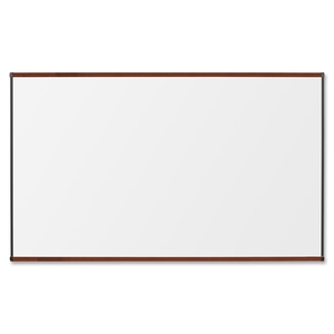 Lorell Furniture 60634 HPL Dry-erase Board, 6'x4', Mahogany by Lorell