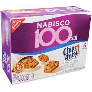 100 Calorie Snack, Chips Ahoy, .74 oz., 6BX/CT by Chips Ahoy!