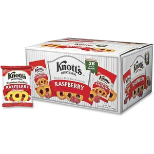 Knott's Raspberry-Filled Cookies, Bite-Sized, 36-2oz pouches by Knott's