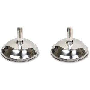 Bell-Shaped Bases, 12" Diameter, 2/BX, Chrome by Tatco