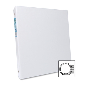 Aurora Products and General Box Co 09070 Round Ring Binder, 1" Cap, 11"x8-1/2", White by Aurora