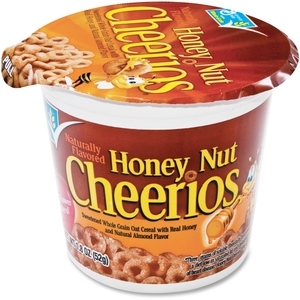 Cereal-In-A-Cup,Singles,1.83 oz.,6/PK,Honey Nut Cheerios by Cheerios