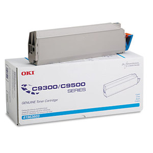 OKI Data 41963603 41963603 Toner (Type C4), 15000 Page-Yield, Cyan by OKIDATA