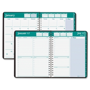 Wkly/Mthly Planner, 13 Mths Jan-Jan,Mgmt Syst,8-1/2"x11", BK by House of Doolittle