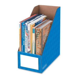 Fellowes, Inc 3380801 Magazine File Holder, Ltr, 6"x11-3/4"x12-3/4", Blue by Bankers Box