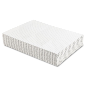 Sparco Products 5082SP Memorandum Pads, Wide Rule, 16 lb., 8-1/2"x11", White by Sparco