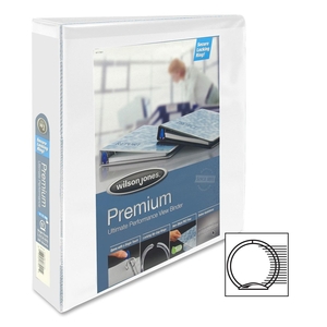 ACCO Brands Corporation W87905PP2 Round Ring View Binder,1-1/2" Capacity,11"x8-1/2",White by Wilson Jones