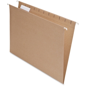 Tops Products 74542 Recycled Hanging Folder, 1/5 Tab Cut, Letter Size, Natural by Pendaflex