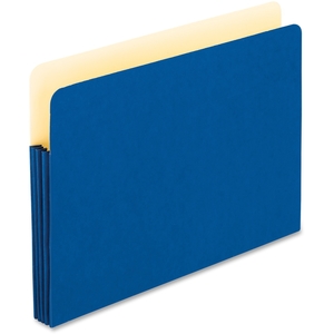 Tops Products 1524E-BOX Expanding File Pocket, 3-1/2" Expansion Letter, Blue by Pendaflex