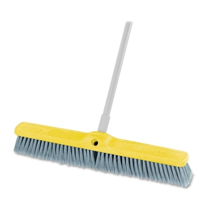 Newell Rubbermaid, Inc 9B0200 GRAY Floor Sweep, Foam Plastic Blocks, 24" W, Flagged Bristles by Rubbermaid