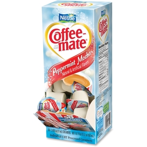 Nestle S.A 76060 Creamer, Singles, Mocha Peppermint, 50/Bx by Coffee-Mate