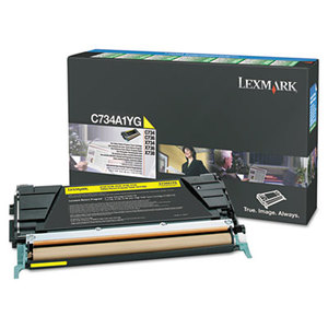 Lexmark International, Inc C748H1YG C748H1YG High-Yield Toner, 10000 Page-Yield, Yellow by LEXMARK INT'L, INC.
