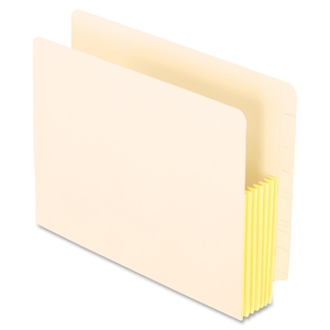 SMEAD MANUFACTURING COMPANY 12834 Convertible File Pockets, 5-1/4" Exp, Letter, 10/BX, Manila by Pendaflex