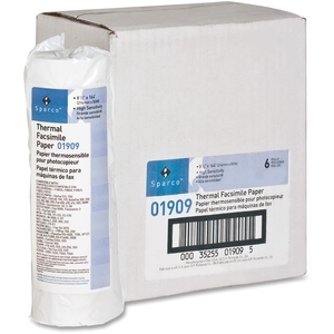 Sparco Products 01909 Facsimile Paper, 1" Core, "H" Sensitivity, 8-1/2"x164', WE by Sparco