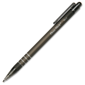 National Industries For the Blind 7520-01-422-0314 Ballpoint Pen, Rubberized, Nonrefillable, Med Pt, BK by SKILCRAFT