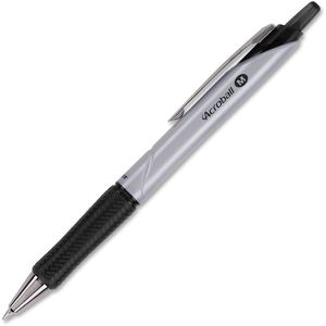 Pilot Corporation 31910 Acroball Pro Pens, Retract, Med Pt, Black Ink by Acroball