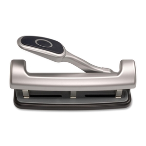 OFFICEMATE INTERNATIONAL CORP. 90052 2-3 Hole Puncher,Adjustable,w/ Lever Handle,25-SH Capacity by OIC