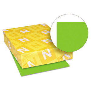 Neenah Paper, Inc 21811 Astrobrights Colored Card Stock, 65 lb., 8-1/2 x 11, Martian Green, 250 Sheets by NEENAH PAPER