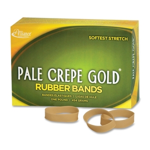 Alliance Rubber Company 20825 Rubber Bands,Size 82,1lb,2-1/2"x1/2",Approx. 320/BX,NL by Pale Crepe Gold