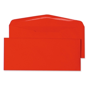 Avery 11134 Business Envelope,No.10,60#,4-1/8"x9-1/2",25/PK, Brite Red by Quality Park