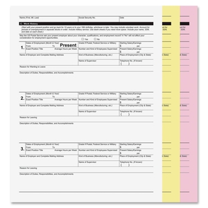 Avery 59106 Digital Carbonless Sets, Straight, 3-Part, 835/CT, WE/CA/PK by PM