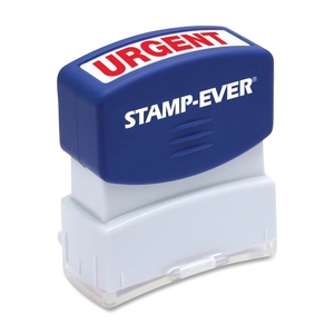 Avery 5967 Stamp, Pre-Inked, "URGENT", 9/16"x1-11/16" Imp, Red by U.S. Stamp & Sign