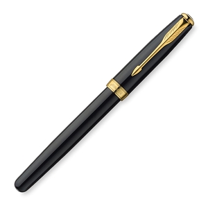 Sanford, L.P. S0808710 Fountain Pen, Refillable, Black Finish/Gold Nib by Parker